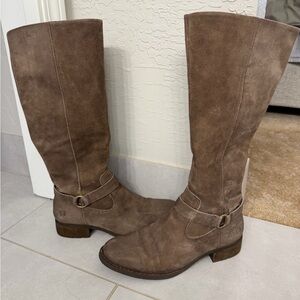 Born Taupe Heeled Boots